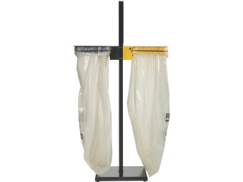 Kit support de sac rectangulaire extérieur 1 à 4 flux Rollec