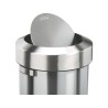 Poubelle inox anti-traces 40L à couvercle basculant 60L Salsa