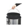 Poubelle inox anti-traces 40L à couvercle basculant 60L Salsa