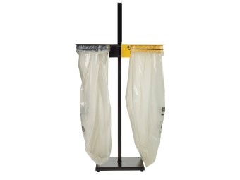 Kit support de sac rectangulaire extérieur 1 à 4 flux Rollec