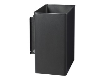 Corbeille de ville 27L métallique pivotante rectangulaire Tourny