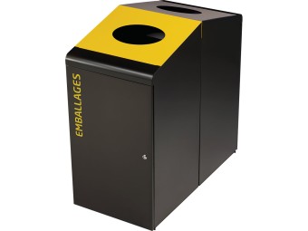 Borne de tri sélectif 120L Tripoz