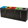Borne de tri sélectif 120L Tripoz