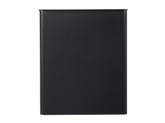 Corbeille de ville 27L métallique pivotante rectangulaire Tourny