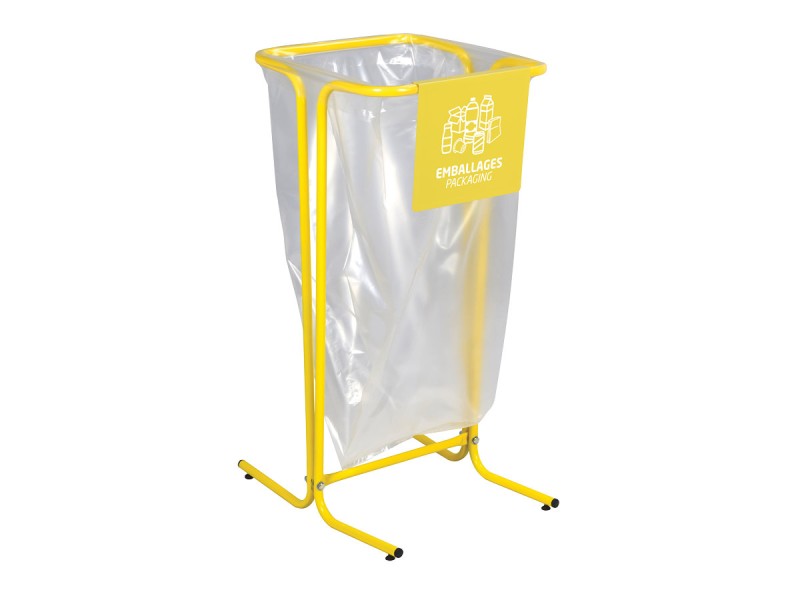 Support de sac tubulaire 110l sur pieds ou sur roulettes Tubag