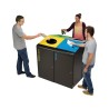 Borne de tri sélectif 120L Tripoz