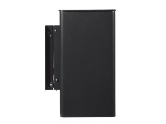 Corbeille de ville 27L métallique pivotante rectangulaire Tourny