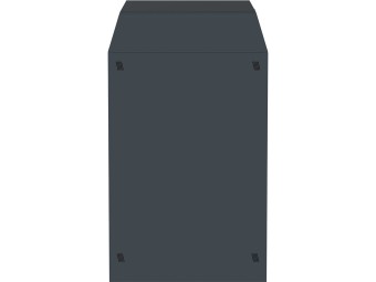 Point de tri 1 flux biodéchets avec 1 bac roulant 120L ou 240L Trirok