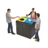 Borne de tri sélectif 120L Tripoz