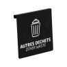 Plaque signalétique de tri pour support de sac Tubag