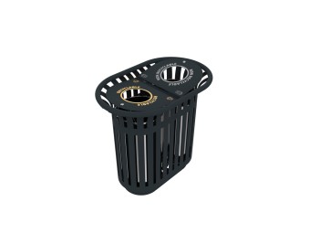 Corbeille Tulipe double flux 2x40L ou 2x 60 L