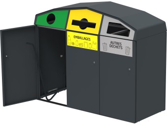 Bras de manutention de déchargement pour point de tri Trirok