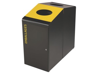 Borne de tri sélectif 120L Tripoz