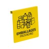 Plaque signalétique de tri pour support de sac Tubag