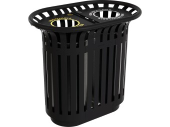 Corbeille Tulipe double flux 2x40L ou 2x 60 L