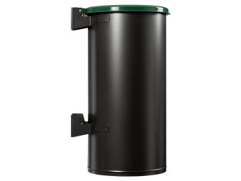 Poubelle murale 80L tubulaire Tubo