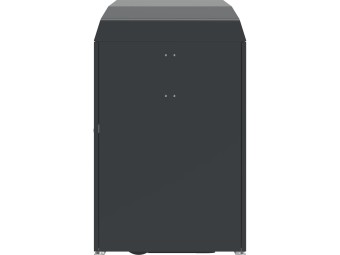 Point de tri 3 flux avec 3 bacs roulants 120L, 240L ou 340L Trirok