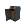 Point de tri 1 flux biodéchets avec 1 bac roulant 120L ou 240L Trirok