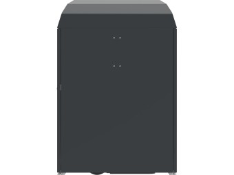 Point de tri 3 flux avec 3 bacs roulants 120L, 240L ou 340L Trirok