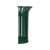 Corbeille Tulipe demi-cercle 35L fixation murale ou poteau