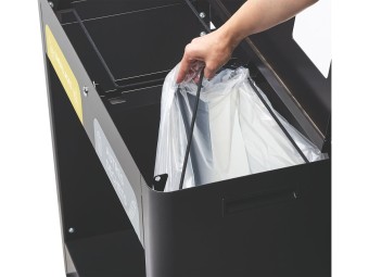 Meuble de tri sélectif mobile 2 et 3 flux Trimouv