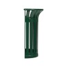 Corbeille Tulipe demi-cercle 35L fixation murale ou poteau