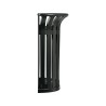 Corbeille Tulipe demi-cercle 35L fixation murale ou poteau
