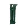 Corbeille Tulipe demi-cercle 35L fixation murale ou poteau