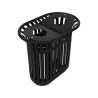 Corbeille Tulipe double flux 2x40L ou 2x 60 L