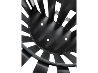 Corbeille Tulipe demi-cercle 35L fixation murale ou poteau