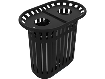 Corbeille Tulipe double flux 2x40L ou 2x 60 L