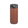 Corbeille de ville 60 ou 80L Zeno Alu