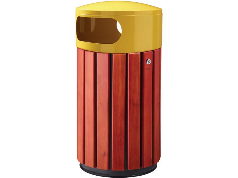 Poubelle de ville 40 ou 60L Zeno Bois