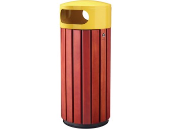 Poubelle de ville 40 ou 60L Zeno Bois