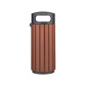 Corbeille de ville 60 ou 80L Zeno Alu