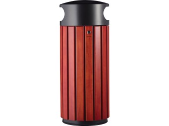 Poubelle de ville 40 ou 60L Zeno Bois