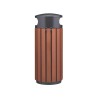 Corbeille de ville 60 ou 80L Zeno Alu