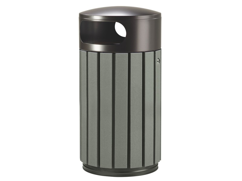 Poubelle extérieur en briques alimentaires recyclées Zeno Etik