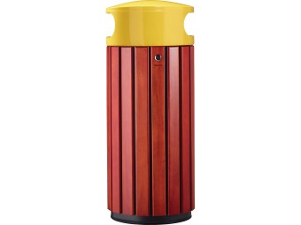 Poubelle de ville 40 ou 60L Zeno Bois