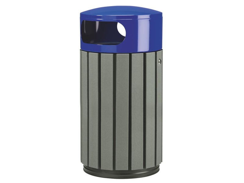 Poubelle extérieur en briques alimentaires recyclées Zeno Etik