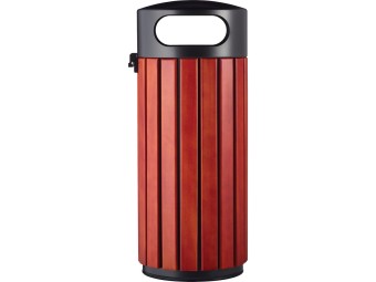Poubelle de ville 40 ou 60L Zeno Bois