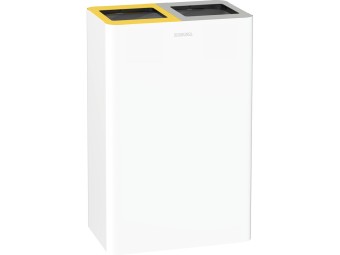 Poubelle intérieur double flux 2 x 40L tri sélectif à composer Venus