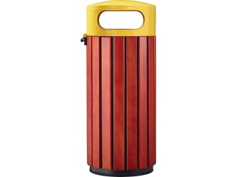 Poubelle de ville 40 ou 60L Zeno Bois