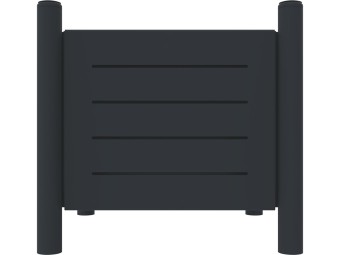 Jardinière à poser 75L Vibrato Métal