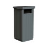Poubelle extérieure béton à poser 130L Zeus