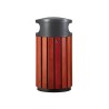 Poubelle de ville 40 ou 60L Zeno Bois