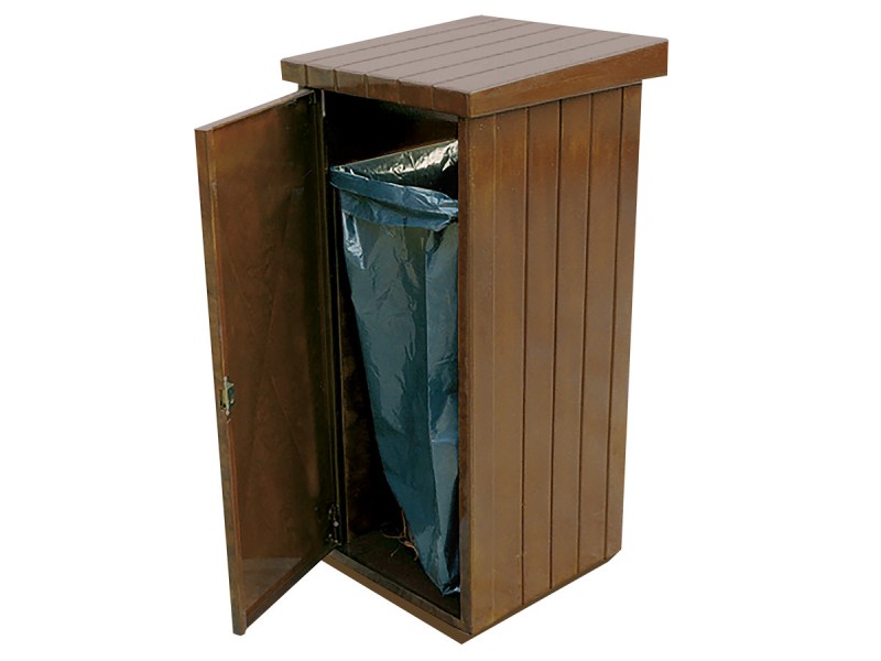 Poubelle extérieure béton à poser 130L Zeus