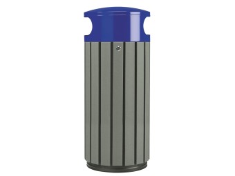 Poubelle extérieur en briques alimentaires recyclées Zeno Etik