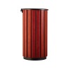 Poubelle extérieur 80L en bois avec tête entonnoir Zeno Bois Access