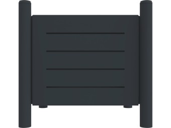 Jardinière à poser 75L Vibrato Métal